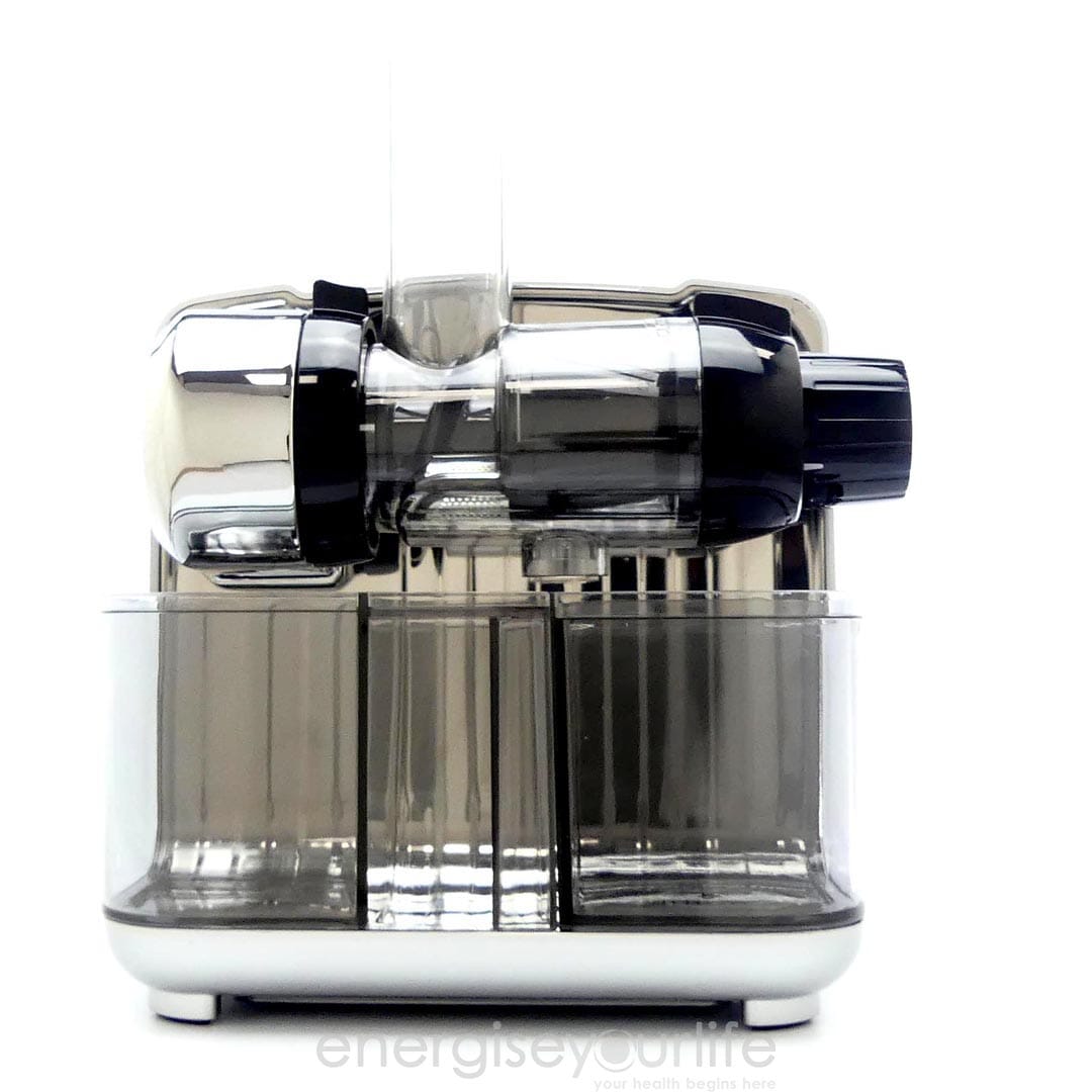 Omega Juice Cube Horizontal Slow Juicer in Silver Energise Your Life